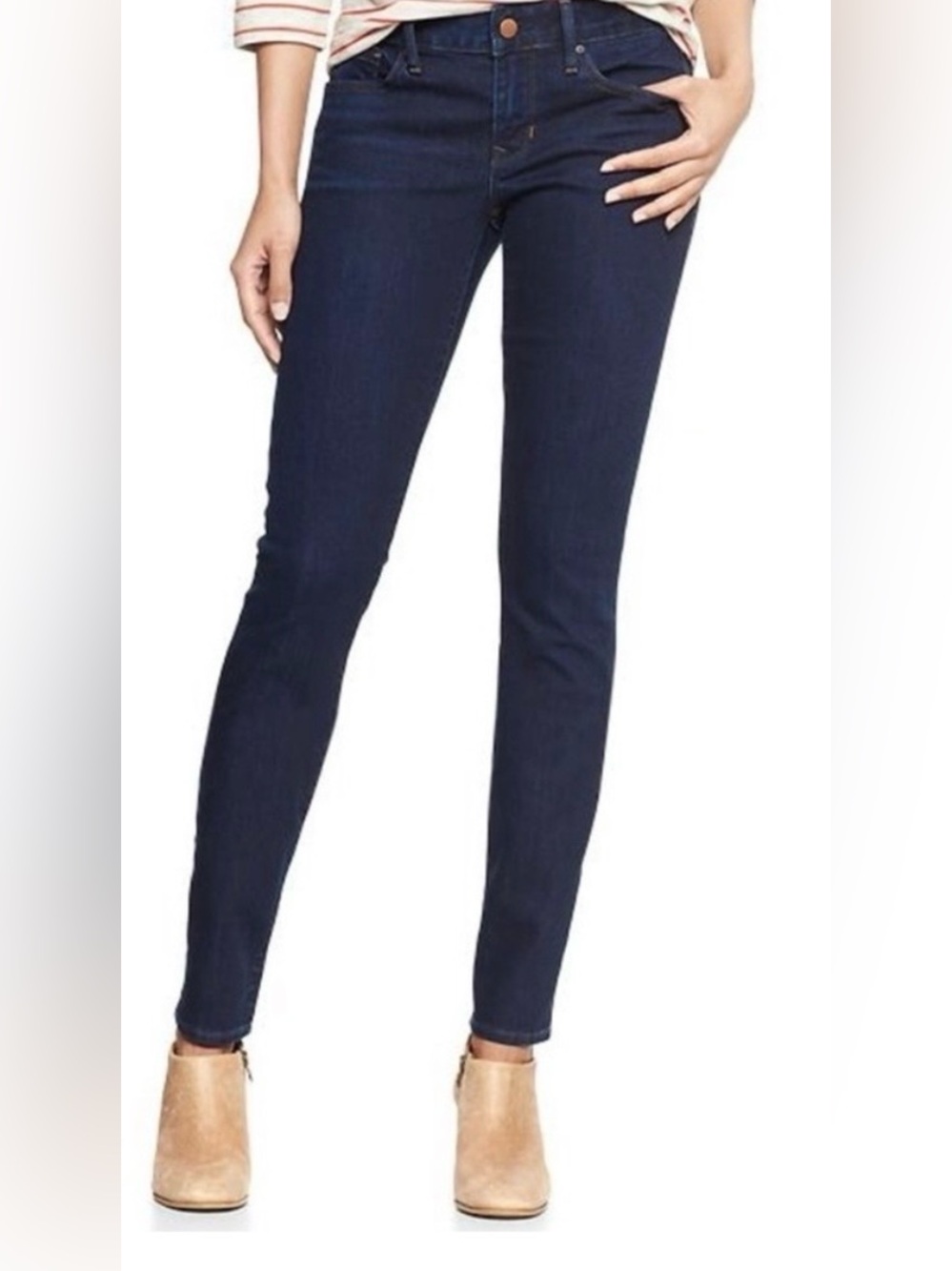 Women's Dark Indigo Slim Skinny Jeans